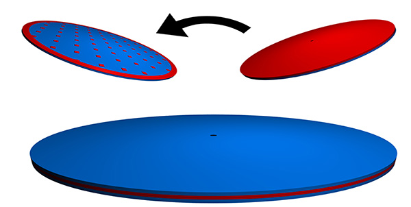 figure-results-1 Rotational dynamics, disk inertia, 3D diagram, angular motion, physics education, rotational effect.
