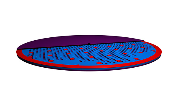 figure-results-2 Nanophotonics waveguide diagram showcasing optical pattern propagation and emission analysis.