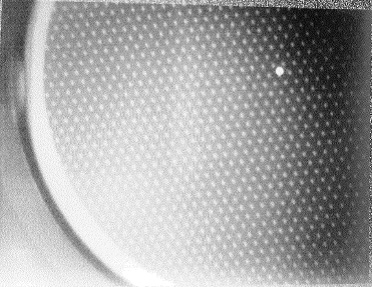 figure-results-5 Electron diffraction pattern, materials analysis; crystallography result, dot pattern analysis.