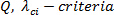Static equilibrium equation Q, λ_ci; criteria for structural analysis.