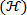 Hamiltonian operator formula in quantum mechanics; mathematical symbol interpretation.