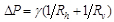 Young-Laplace equation; static equilibrium formula, pressure difference in fluid interface analysis.