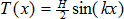 figure-introduction-1 Thermal wave equation T(x)=H/z*sin(kx), formula for heat conduction analysis.