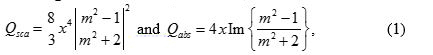 figure-introduction-1 Optical scattering equations on material properties; formula with variables, scientific analysis.