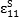 Static equilibrium symbol ε<sub>11</sub><sup>S</sup>; mathematical formula in scientific context.