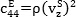 Elastic modulus equation, \(c_{44}^E=\rho(v_z^S)^2\), material properties analysis.