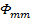 Φ_mm symbol representing magnetic flux in electromagnetism equations