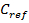 Static equilibrium, C_ref symbol, equation, educational use, physics, engineering concept.