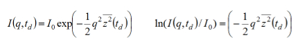 Scattering intensity equations; formulas for data analysis in physics experiments.