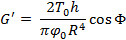 figure-protocol-10 Rheological equation G' for material stress analysis, featuring surface tension and angle parameters.
