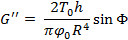 figure-protocol-11 Formula for static equilibrium, G''=2T₀h/πφ₀R⁴sinΦ, rheology, material stress analysis.