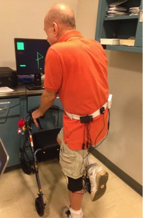 figure-results-2 Static equilibrium study; biomechanics test with sensors; balance analysis using walker; lab experiment.