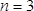 Static equilibrium diagram, n=3 symbol, educational physics formula.