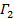 Γ₂ symbol in equations or formulas for physics, representing damping rate or linewidth.
