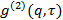 Correlation function \( g^{(2)}(q,\tau) \); dynamic light scattering; autocorrelation analysis.