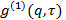 Equation for dynamic light scattering, g^(1)(q,τ), indicating correlation function analysis.