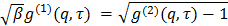 Static light scattering equation, symbol, analysis of correlation function, diagram.