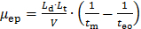 Capillary electrophoresis equation; μep= (Ld*Lt/V)*(1/tm - 1/teo); separation method diagram.