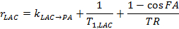 Static equilibrium; formula rLAC=kLAC→PA; diagram; chemical kinetics analysis; concise keywords.