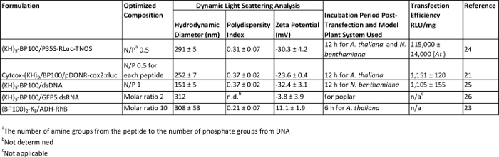 figure-results-5 Dynamic Light Scattering analysis table; includes hydrodynamic diameter and zeta potential data.