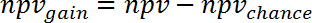 npv_gain formula equations for financial analysis, static equilibrium model, mathematical method