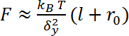 figure-protocol-1 Static equilibrium formula with variables for force, temperature; equation used in physics analysis.