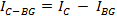 figure-protocol-3 Equation for background correction in spectroscopy, \(I_{C-BG} = I_C - I_{BG}\).