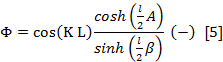 figure-protocol-6 Mathematical formula for static equilibrium, includes trigonometric and hyperbolic functions.