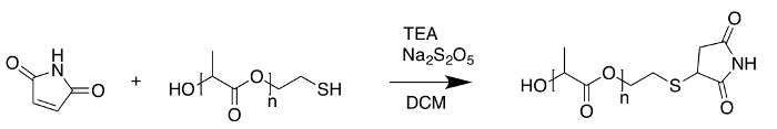 figure-results-15 Chemical synthesis reaction diagram; reagents: TEA, Na₂S₂O₅, DCM; product: cyclic amide formation.