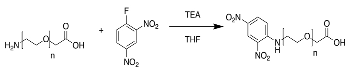 figure-results-5 Polymerization reaction diagram with chemical equations; amine and aromatic compounds reacting.