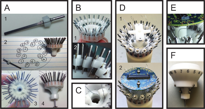 Mechanical assembly diagram with components for robotics; includes detailed device parts and configurations.