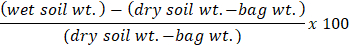 Soil moisture content calculation formula, static equilibrium, scientific analysis method.