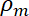 ρ-subscript-m, symbol, representing density in physics equations, for static equilibrium analysis.