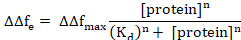 figure-results-4 Binding affinity equation for protein interaction analysis.
