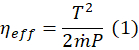 figure-introduction-1 Quantum efficiency equation, ηeff=T²/2mP, formula representation for optical systems analysis.