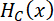 Entropy function \(H_C(x)\) formula, essential for information theory analysis.