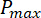 Power equation symbol P_max, related to maximum power in engineering calculations.