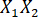 X1 X2 variable interaction, statistical diagram, regression analysis, data correlation evaluation.