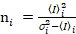 Statistical analysis; formula with variables, equation diagram; probability estimation.