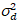 Statistical notation σ² for variance analysis, educative diagram for data variability study.