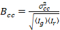 Bcc calculation equation for correlation coefficient in statistical analysis, formula illustration.