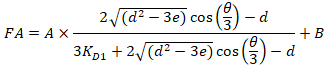 Force analysis equation, formula relating to physics dynamics, static equilibrium analysis.