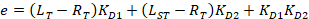 Mathematical equation for ligand-binding kinetics; expression of equilibrium state; formula.