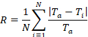 Statistical formula, error analysis equation, diagram, for research and educational purposes.