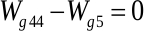 figure-protocol-2 静力平衡方程 Wg44 - Wg5 = 0,表示力平衡的公式。