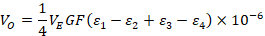 Static equilibrium formula, voltage calculation equation, educational illustration for physics studies.