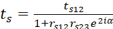 Mathematical equation for static equilibrium analysis; formula involves complex exponential terms.