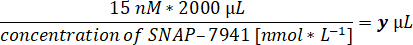 figure-protocol-2 Chemical concentration calculation formula; laboratory setup for solution preparation analysis.