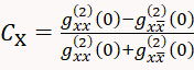 Static equilibrium equation \(C_x\) formula, mathematical expression with variables and indices.