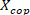 X_cop symbol in static equilibrium equations, critical for mechanical force analysis.